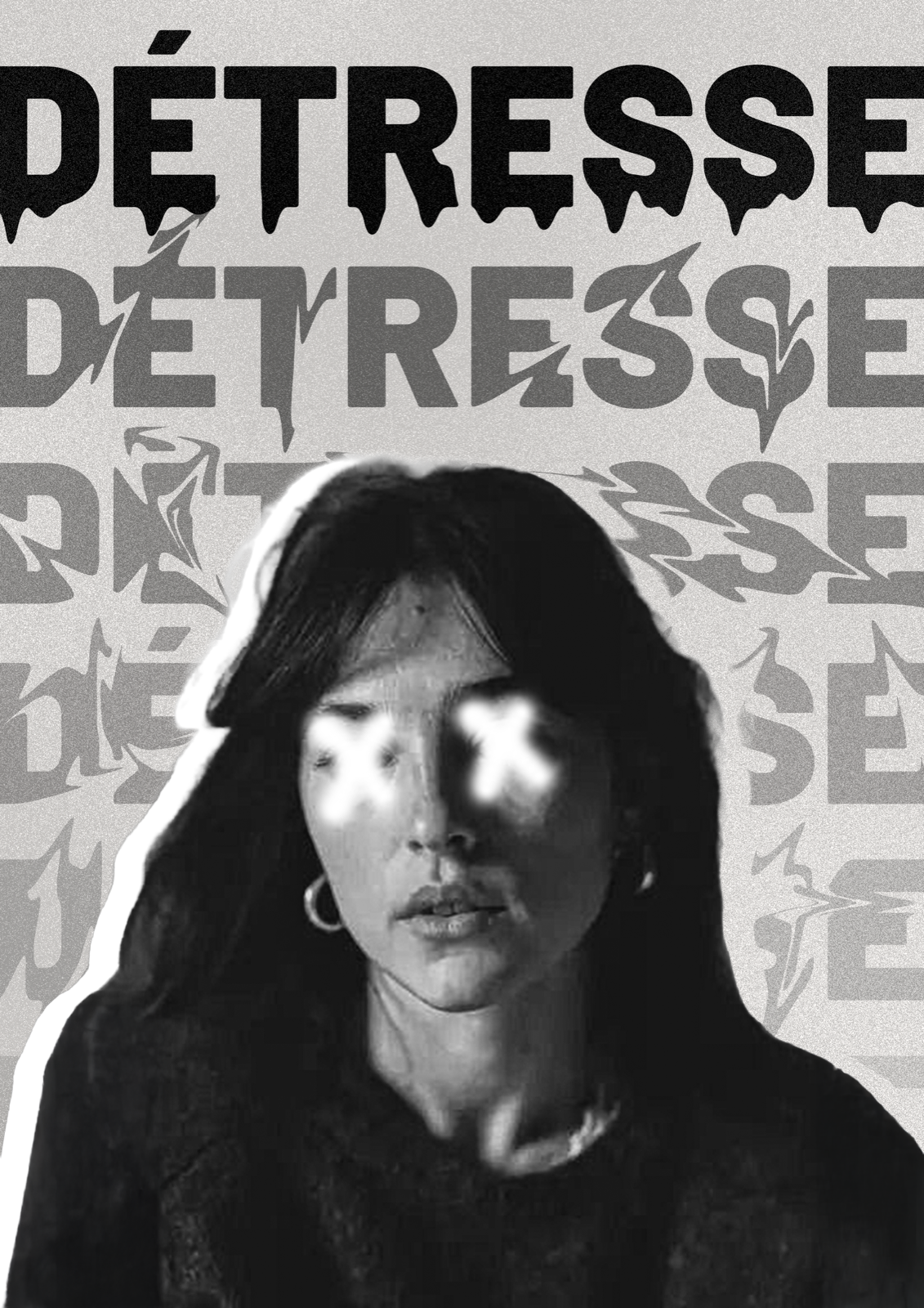 Affiche graphique Détresse
